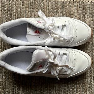 White Reebok Classics